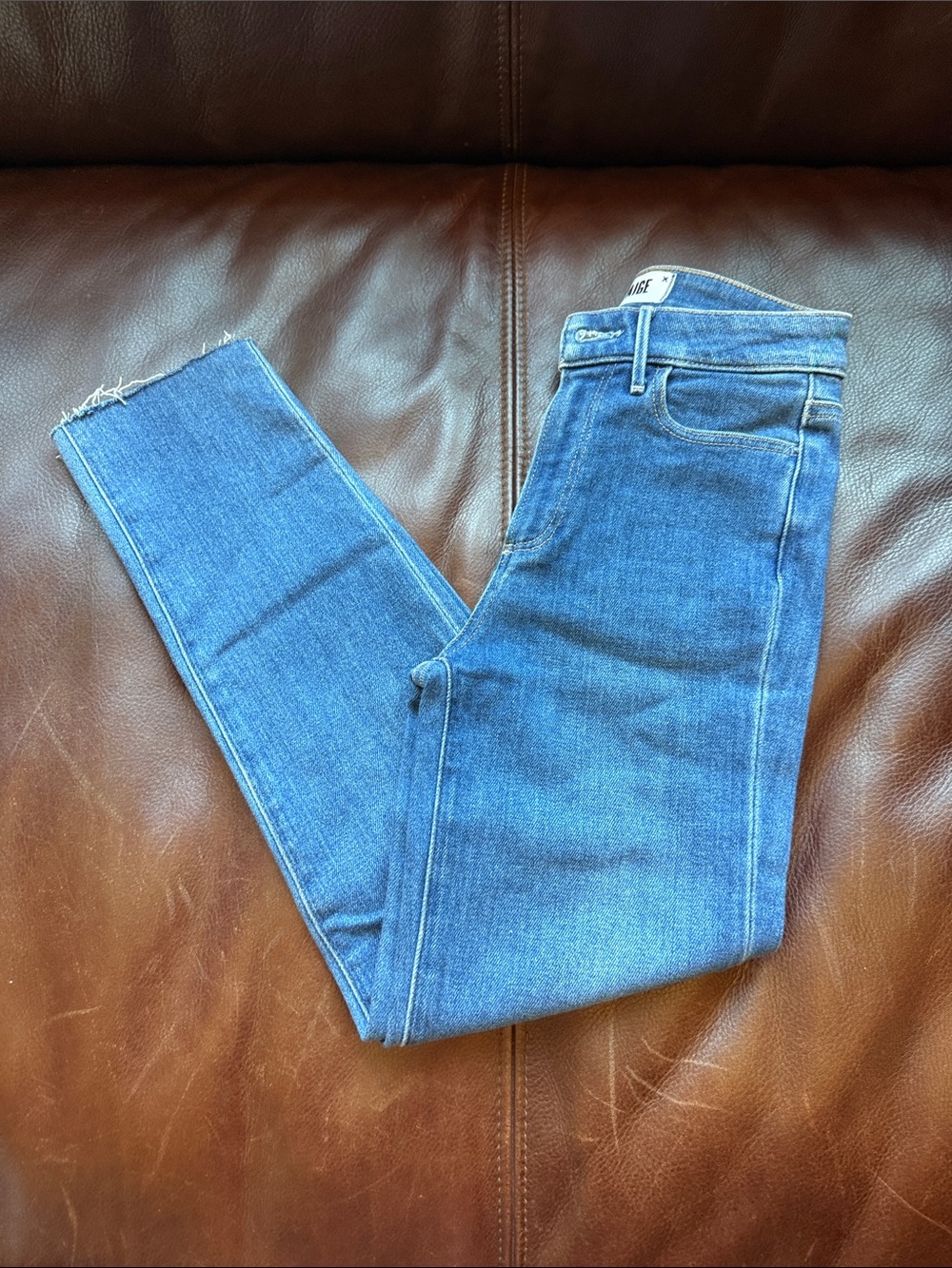 PAIGE Classic Blue Skinny Jeans